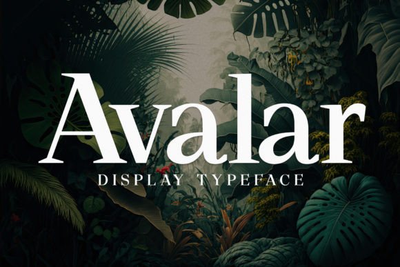 Avalar Font: Bold Serif Typography for Campaigns