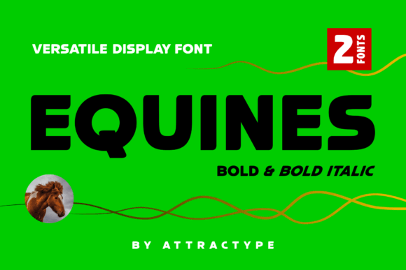 Equines Font: Bold Display Type for Handmade Goods