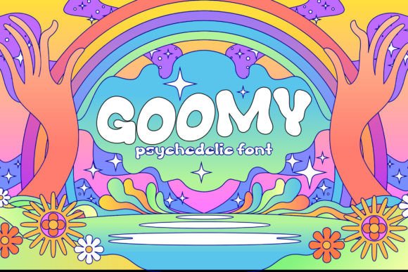 Grvs Goomy Funny Bubble Font for Joyful Editorial Design