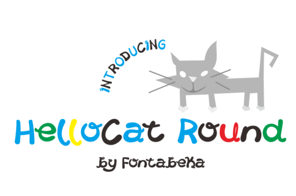 HelloCat Round Font: Adding Cheer to Campaign Visuals