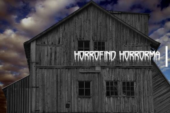 Horrofind Horrorma Font for Halloween Marketing