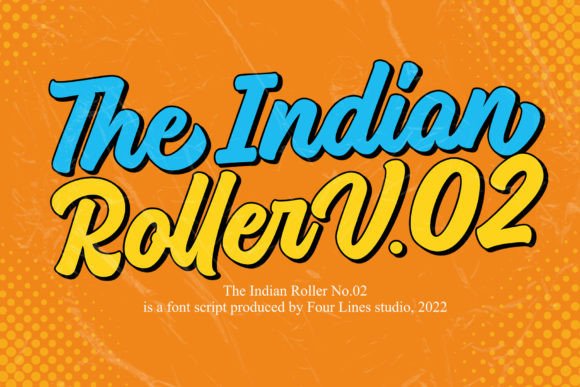 Indian Roller V.02 Font: Vintage Charm for Makers