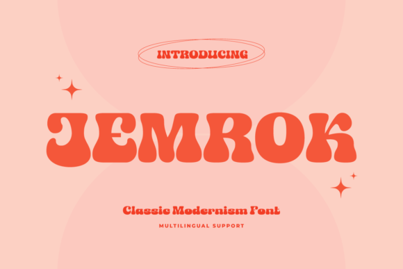 Jemrok Font: Modernist Display Typography for Web Design