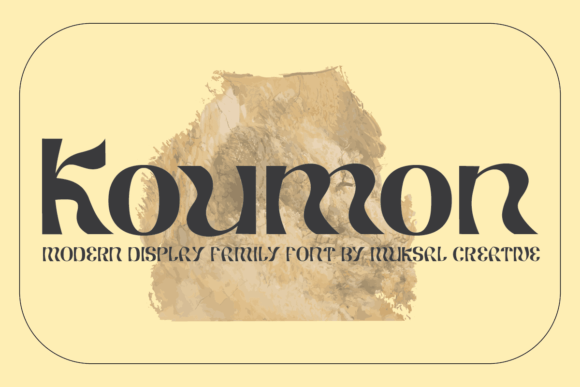 Koumon Font Review: A Modern Display Typeface for Branding