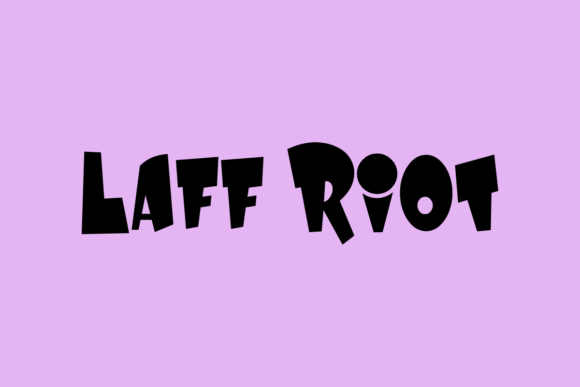 Laff Riot Font: Playful Typography for Editorial Design