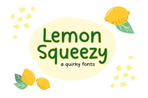 Lemon Squeezy Font: A Handwritten Typeface for Makers