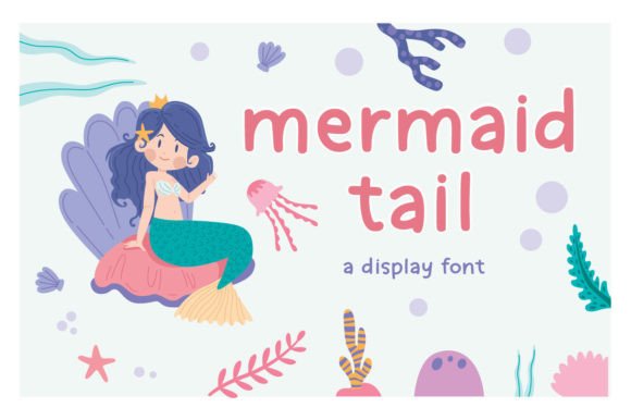 Mermaid Tail Font Review: A Colorful Display Typeface Test