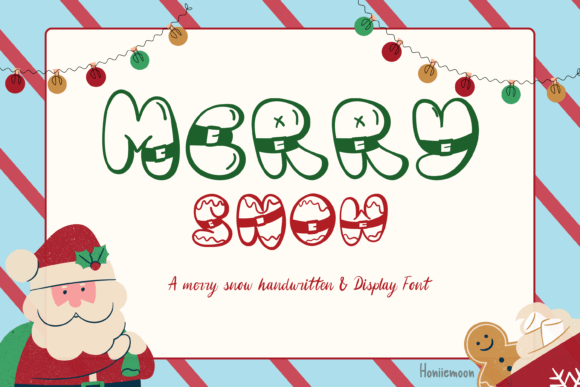 Merry Snow Font: Festive Branding for Small Business