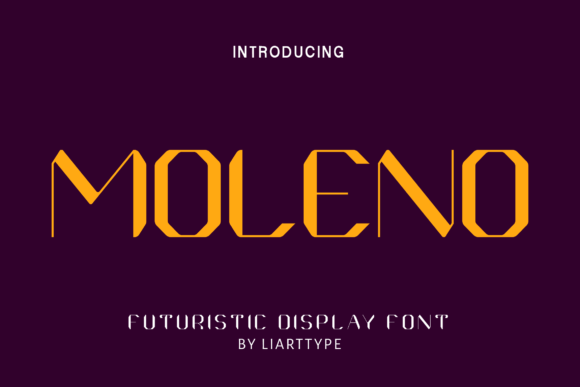 Moleno Font: Bold Robotic Type for Modern Crafts
