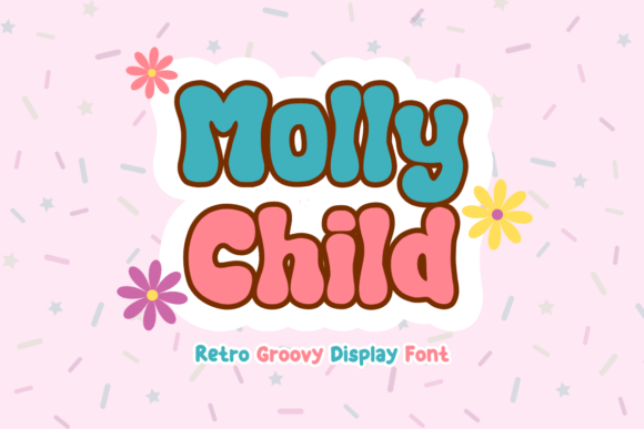 Molly Child Font: A Retro Display Typeface for Branding