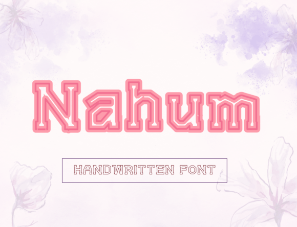 Nahum Font: Adding Whimsy to Editorial Design