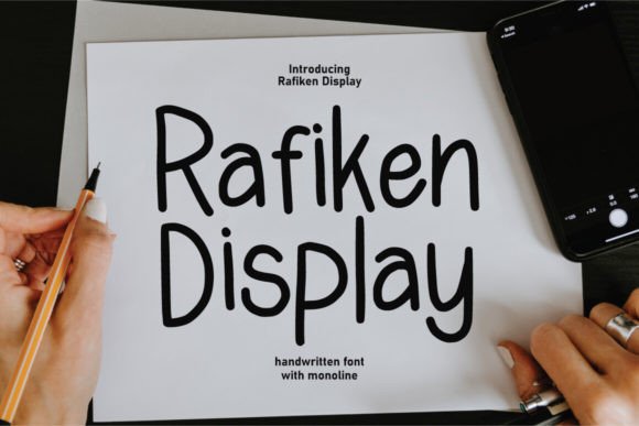 Rafiken Display Font Review: A Retro Typeface for Branding