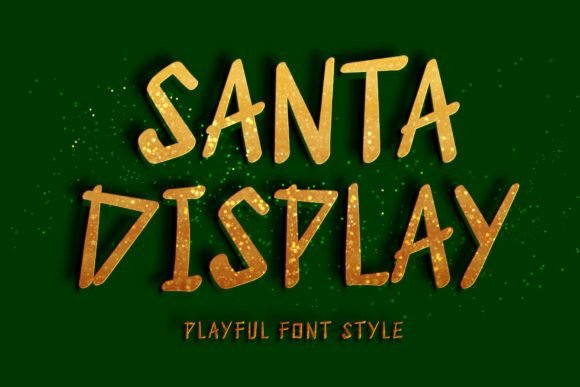 Santa Display Font: Festive Branding for Small Business
