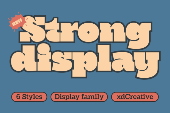 Strong Display Font: Bold Typography for Editorial Design