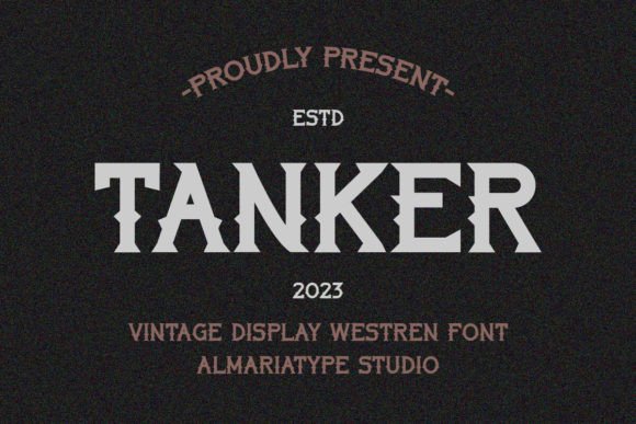 Tanker Font Review: A Bold Western Typeface for Branding