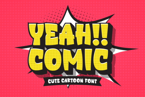 Yeah Comic Font: Playful Display Typography for Web Design